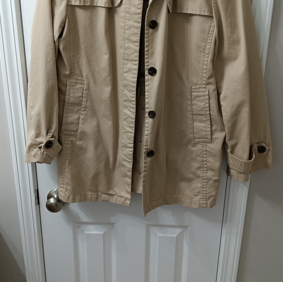 Tommy Hilfiger Double Collar Long Sleeve Trench Coat Size XL - Picture 2 of 9